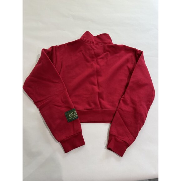 Danzy Half Zip Pullover in Red - Picture 2 of 4